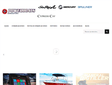 Tablet Screenshot of powerboats.com.mx