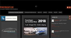 Desktop Screenshot of powerboats.dk
